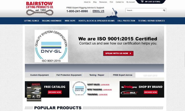 Bairstow Lifting Products, Co.