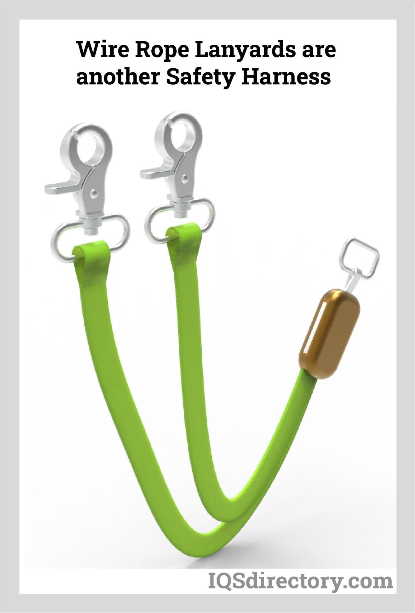 Wire Rope Lanyards are another Safety Harness